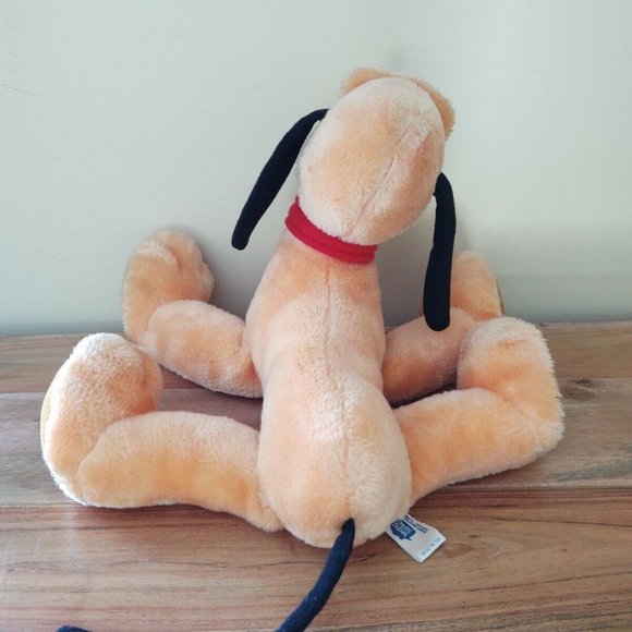 Vintage Hasbro Softies Disney 12" Pluto Plush - Picture 3 of 4